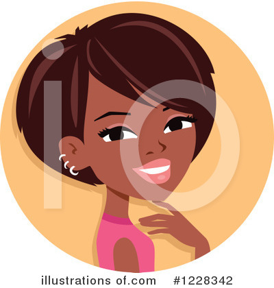 Black Woman Clipart #1228342 by Monica