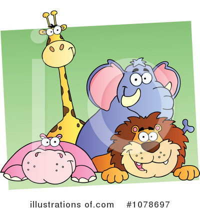 Hippo Clipart #1078697 by Hit Toon
