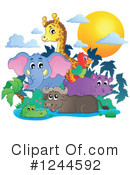 African Animals Clipart #1244592 by visekart