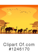 African Animals Clipart #1246170 by BNP Design Studio