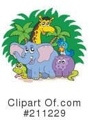 African Animals Clipart #211229 by visekart