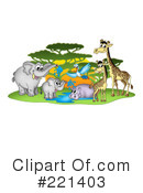 African Animals Clipart #221403 by visekart