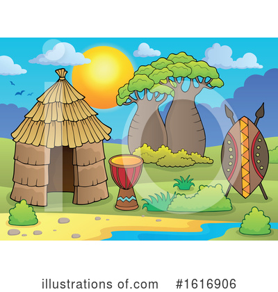 Royalty-Free (RF) African Clipart Illustration by visekart - Stock Sample #1616906