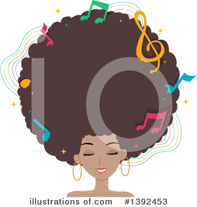 Royalty-Free (RF) Afro Clipart Illustration by BNP Design Studio - Stock Sample #1392453