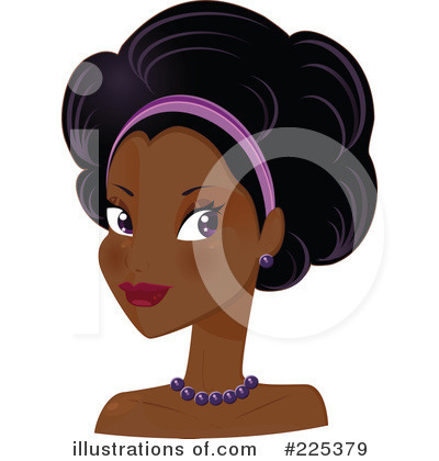 Royalty-Free (RF) Afro Clipart Illustration by Melisende Vector - Stock Sample #225379