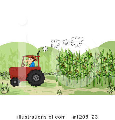 Tractor Clipart #1208123 by BNP Design Studio