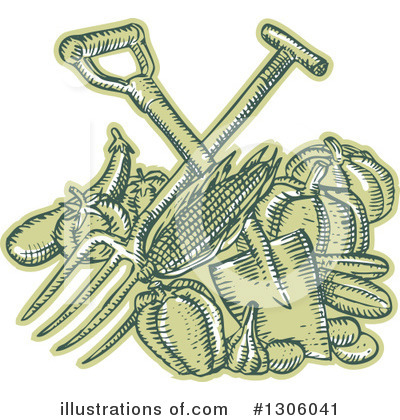 Royalty-Free (RF) Agriculture Clipart Illustration by patrimonio - Stock Sample #1306041