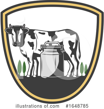 Cow Clipart #1648785 by Vector Tradition SM
