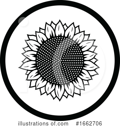 Sunflower Clipart #1662706 by Vector Tradition SM