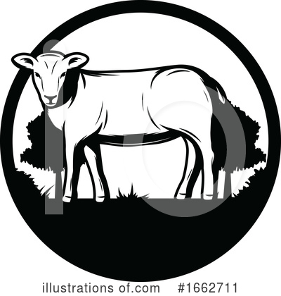 Sheep Clipart #1662711 by Vector Tradition SM