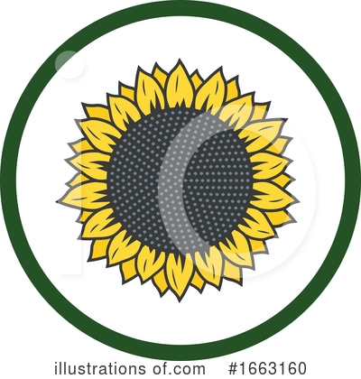 Sunflower Clipart #1663160 by Vector Tradition SM