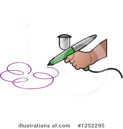 Royalty-Free (RF) Airbrushing Clipart Illustration by Lal Perera - Stock Sample #1252295