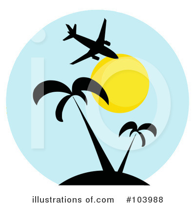 Airplane Clipart #103988 by Hit Toon