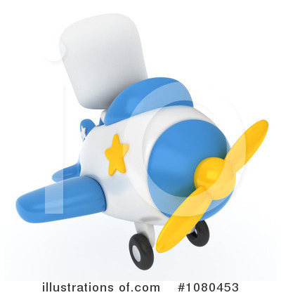 Royalty-Free (RF) Airplane Clipart Illustration by BNP Design Studio - Stock Sample #1080453