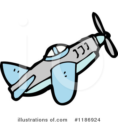 Royalty-Free (RF) Airplane Clipart Illustration by lineartestpilot - Stock Sample #1186924