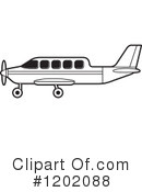 Airplane Clipart #1202088 by Lal Perera
