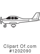 Airplane Clipart #1202090 by Lal Perera