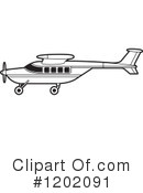 Airplane Clipart #1202091 by Lal Perera