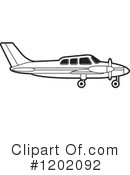 Airplane Clipart #1202092 by Lal Perera