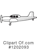 Airplane Clipart #1202093 by Lal Perera