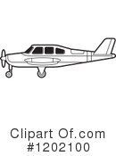 Airplane Clipart #1202100 by Lal Perera