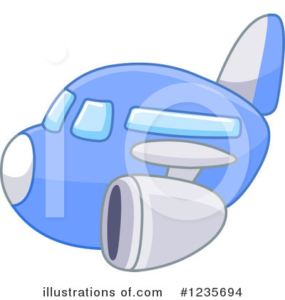 Royalty-Free (RF) Airplane Clipart Illustration by yayayoyo - Stock Sample #1235694