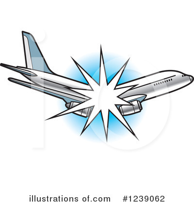 Royalty-Free (RF) Airplane Clipart Illustration by Lal Perera - Stock Sample #1239062