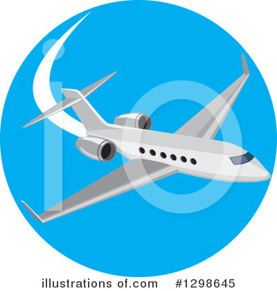 Airlines Clipart #1298645 by patrimonio
