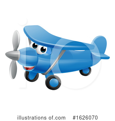 Airplane Clipart #1626070 by AtStockIllustration