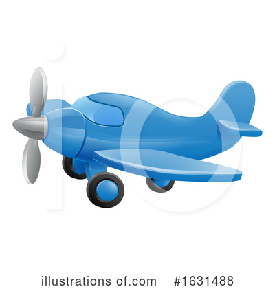 Royalty-Free (RF) Airplane Clipart Illustration by AtStockIllustration - Stock Sample #1631488