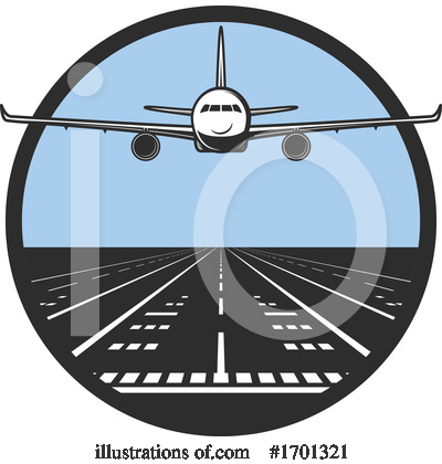 Royalty-Free (RF) Airplane Clipart Illustration by Vector Tradition SM - Stock Sample #1701321