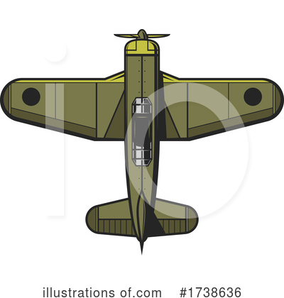 Royalty-Free (RF) Airplane Clipart Illustration by Vector Tradition SM - Stock Sample #1738636