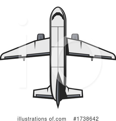 Royalty-Free (RF) Airplane Clipart Illustration by Vector Tradition SM - Stock Sample #1738642