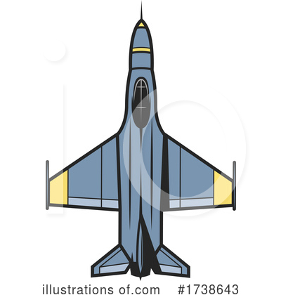 Royalty-Free (RF) Airplane Clipart Illustration by Vector Tradition SM - Stock Sample #1738643