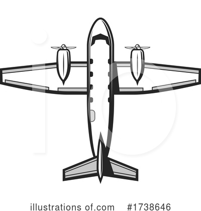 Royalty-Free (RF) Airplane Clipart Illustration by Vector Tradition SM - Stock Sample #1738646