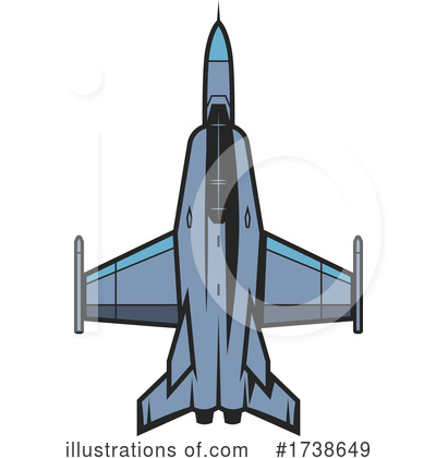 Royalty-Free (RF) Airplane Clipart Illustration by Vector Tradition SM - Stock Sample #1738649