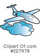 Airplane Clipart #227978 by Lal Perera