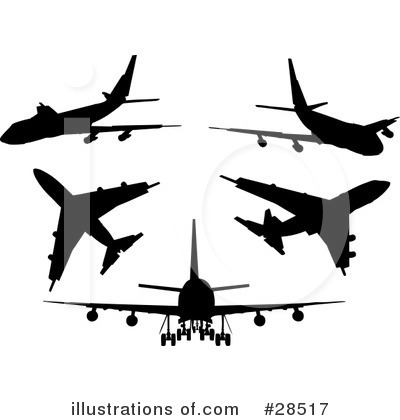 Airplane Clipart #28517 by KJ Pargeter