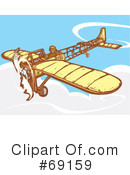 Airplane Clipart #69159 by xunantunich