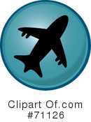 Airplane Clipart #71126 by Pams Clipart