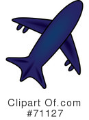 Airplane Clipart #71127 by Pams Clipart