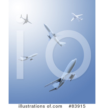 Royalty-Free (RF) Airplane Clipart Illustration by Mopic - Stock Sample #83915