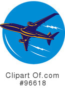 Airplane Clipart #96618 by patrimonio
