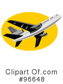 Airplane Clipart #96648 by patrimonio