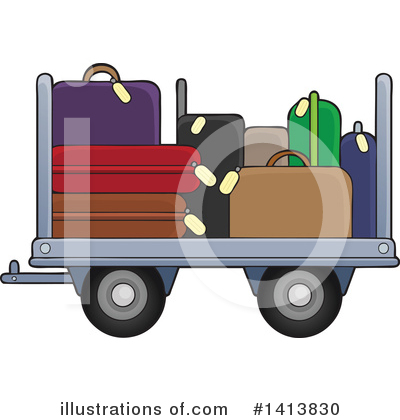 Luggage Clipart #1413830 by visekart