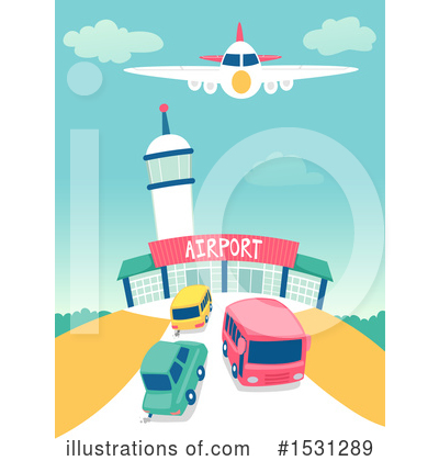 Royalty-Free (RF) Airport Clipart Illustration by BNP Design Studio - Stock Sample #1531289
