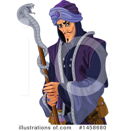 Royalty-Free (RF) Aladdin Clipart Illustration by Pushkin - Stock Sample #1458680