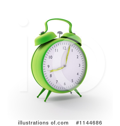 Royalty-Free (RF) Alarm Clock Clipart Illustration by Mopic - Stock Sample #1144686