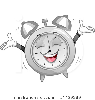 Alarm Clock Clipart #1429389 by BNP Design Studio