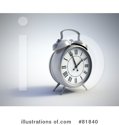 Royalty-Free (RF) Alarm Clock Clipart Illustration by Mopic - Stock Sample #81840
